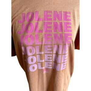 Retro Jolene Graphic Tee Bohemian Cowgirl Women's Size Large Short Sleeve